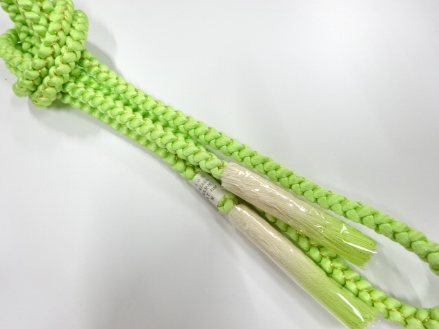 未使用品　正絹　手組帯締め